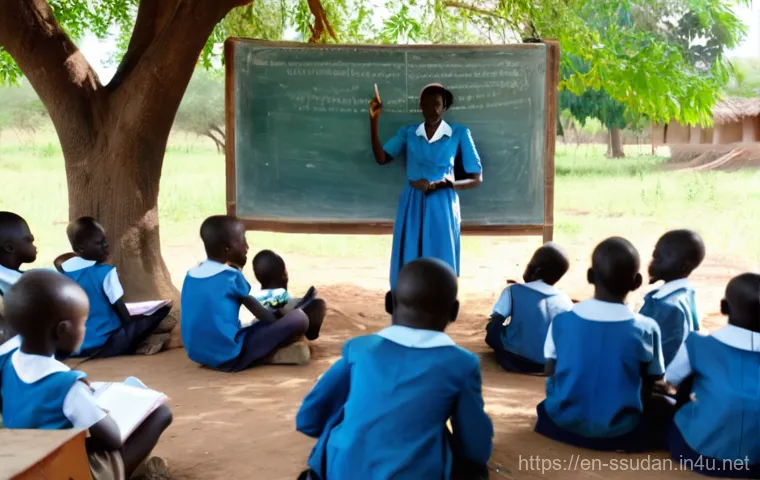 남수단의 미래 전망 - **"A dynamic and inspiring image of young South Sudanese farmers (men and women), dressed in practic...