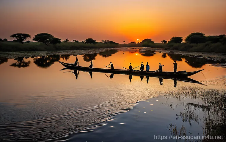 남수단 한국인 여행자 후기 - **Prompt:** An intimate scene inside a humble yet welcoming South Sudanese home, where a male explor...